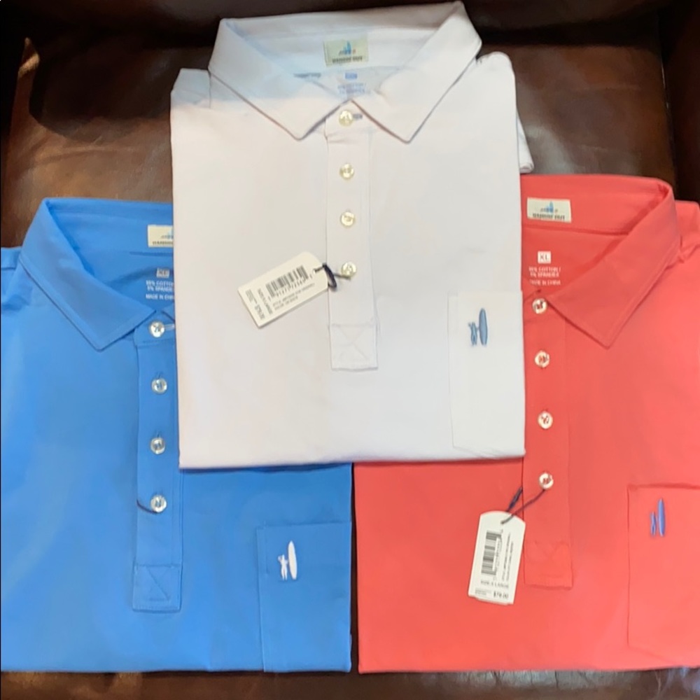 Bundle of 3 New Johnnie-O Polo’s...Over 60% off!